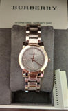 Burberry Heritage Rose Gold Dial Rose Gold Steel Strap Watch for Women - BU9215