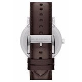Burberry The City Gold Dial Brown Leather Strap Watch for Men - BU9011