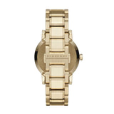 Burberry The City Gold Dial Gold Steel Strap Watch for Women - BU9033