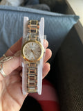Burberry The City Silver Dial Two Tone Steel Strap Watch for Women - BU9217