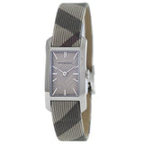 Burberry The Pioneer Grey Dial Leather Strap Watch for Women - BU9504