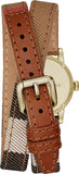 Burberry Utilitarian White Dial Multicolor Leather Strap Watch for Women - BU7851
