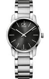 Calvin Klein City Grey Dial Silver Steel Strap Watch for Women - K2G23161