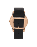 Calvin Klein City Quartz Grey Dial Black Leather Strap Watch for Men - K2G2G6C3