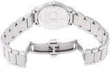 Calvin Klein City White Dial Silver Steel Strap Watch for Women - K2G23146