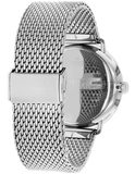 Calvin Klein High Noon Black Dial Silver Mesh Bracelet Watch for Men - K8M21121