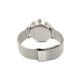 Calvin Klein High Noon Chronograph Black Dial Silver Mesh Bracelet Watch for Men - K8M27121