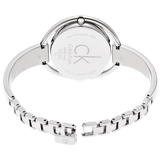 Calvin Klein Impetuous Black Dial Silver Steel Strap Watch for Women - K4F2N111