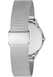 Calvin Klein Minimal White Dial Silver Mesh Bracelet Watch for Women - K3M2212Y