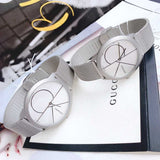 Calvin Klein Minimal White Dial Silver Mesh Bracelet Watch for Women - K3M5215X
