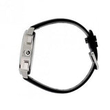 Calvin Klein Posh Black Dial Black Leather Strap Watch for Men - K8Q371C1