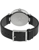 Calvin Klein Sight Black Dial Black Leather Strap Watch for Men - K1S21102