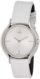 Calvin Klein Skirt White Dial White Leather Strap Watch for Women - K2U231K6
