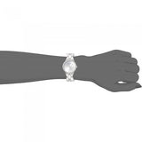 Calvin Klein Snake Silver Dial Silver Steel Strap Watch For Women - K6E23146