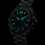Tag Heuer Formula 1 watch with luminous dial