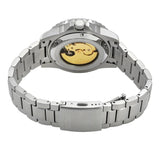 Citizen Mechanical Automatic Turquoise Dial Silver Steel Strap Watch for Men - NJ0170-83X