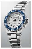 Citizen Mechanical Automatic White Dial Silver Steel Strap Watch for Men - NJ0171-81A