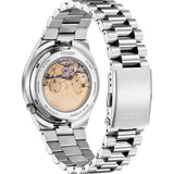 Citizen x Pantone Automatic Dreamy Pink Dial Silver Steel Strap Watch For Men - NJ0158-89X