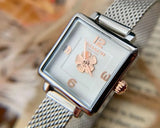 Coach Cass White Dial Silver Mesh Bracelet Watch for Women - 14503697
