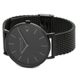 Coach Charles Black Dial Black Mesh Bracelet Watch for Men - 14602148