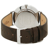 Coach Charles Black Dial Brown Leather Strap Watch for Women - 14602156
