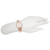 Coach Delancey Silver Dial Rose Gold Steel Strap Watch for Women - 14502355