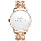 Coach Delancey White Dial Rose Gold Tone Stainless Steel Watch For Women - 14502811