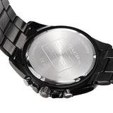 Coach Kent Chronograph Black Dial Black Steel Strap Watch for Men - 14602554