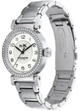 Coach Madison White Dial Silver Steel Strap Watch for Women - 14502396