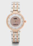 Coach Park Silver Dial Two Tone Steel Strap Watch for Women - 14503644