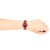 Coach Perry Red Dial Red Leather Strap Watch for Women - 14503852