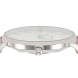 Coach Perry Silver Dial Pink Leather Strap Watch for Women - 14503516