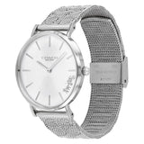 Coach Perry Silver Dial Silver Mesh Bracelet Watch for Women - 14503341