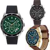 Coach Sullivan Sport Blue Dial Brown Leather Strap Watch for Men - 14606038