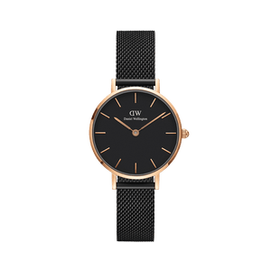 Daniel Wellington Classic Bayswater Black Dial Black NATO Strap Watch For Women - DW00100281