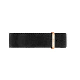 Daniel Wellington Classic Cornwall Black Dial Black NATO Strap Watch For Women - DW00100150