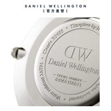 Daniel Wellington Classic Cornwall Black Dial Black Nylon Strap Watch For Women - DW00100149