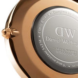 Daniel Wellington Classic Cornwall White Dial Black Nylon Strap Watch For Women - DW00100259