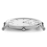 Daniel Wellington Classic Glasgow White Dial Two Tone NATO Strap Watch For Men - DW00100018