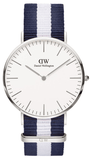 Daniel Wellington Classic Glasgow White Dial Two Tone NATO Strap Watch For Men - DW00100018
