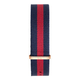 Daniel Wellington Classic Oxford White Dial Two Tone NATO Strap Watch For Men - DW00100001