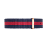 Daniel Wellington Classic Oxford White Dial Two Tone NATO Strap Watch For Women - DW00100029