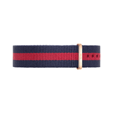 Daniel Wellington Classic Oxford White Dial Two Tone NATO Strap Watch For Women - DW00100029