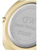 Daniel Wellington Classic Petite Black Dial Gold Mesh Bracelet Watch For Women - DW00100347