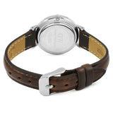 Daniel Wellington Classic Petite Bristol Black Dial Brown Leather Strap Watch For Women - DW00100233