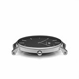 Daniel Wellington Classic Petite Cornwall Black Dial Black NATO Strap Watch For Women - DW00100216