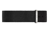 Daniel Wellington Classic Petite Cornwall White Dial Black NATO Strap Watch For Women - DW00100254