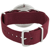 Daniel Wellington Classic Roselyn Black Dial Maroon Nylon Strap Watch For Women - DW00100274