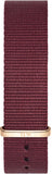 Daniel Wellington Classic Roselyn White Dial Red NATO Strap Watch For Women - DW00100271