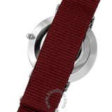 Daniel Wellington Classic Roselyn White Dial Red NATO Strap Watch For Women - DW00100272